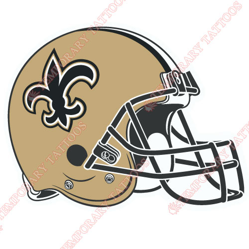 New Orleans Saints Customize Temporary Tattoos Stickers NO.619